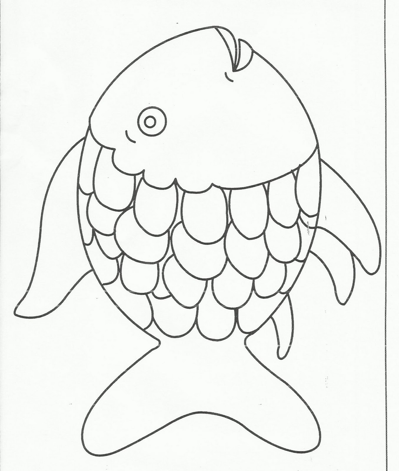 Premium Vector Simple Rainbow Fish Drawing For Toddlers Worksheets Library