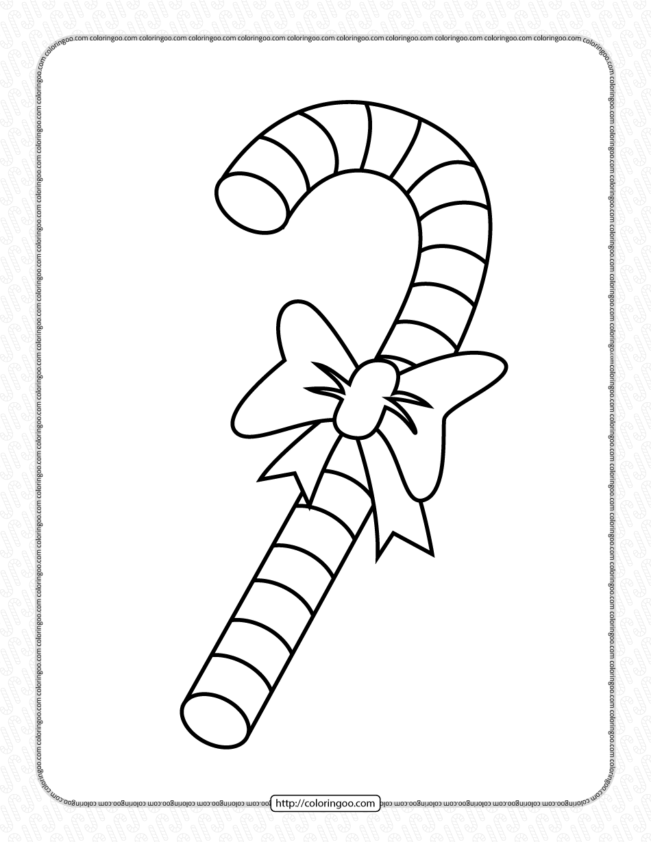 Printable Candy Cane Pdf Coloring Pages Printable Candy Cane Pdf Coloring Pages