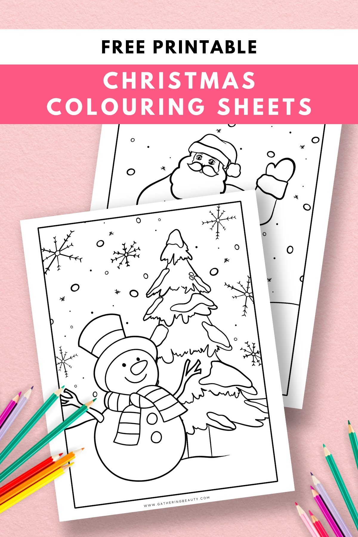 Printable Christmas Color Pages