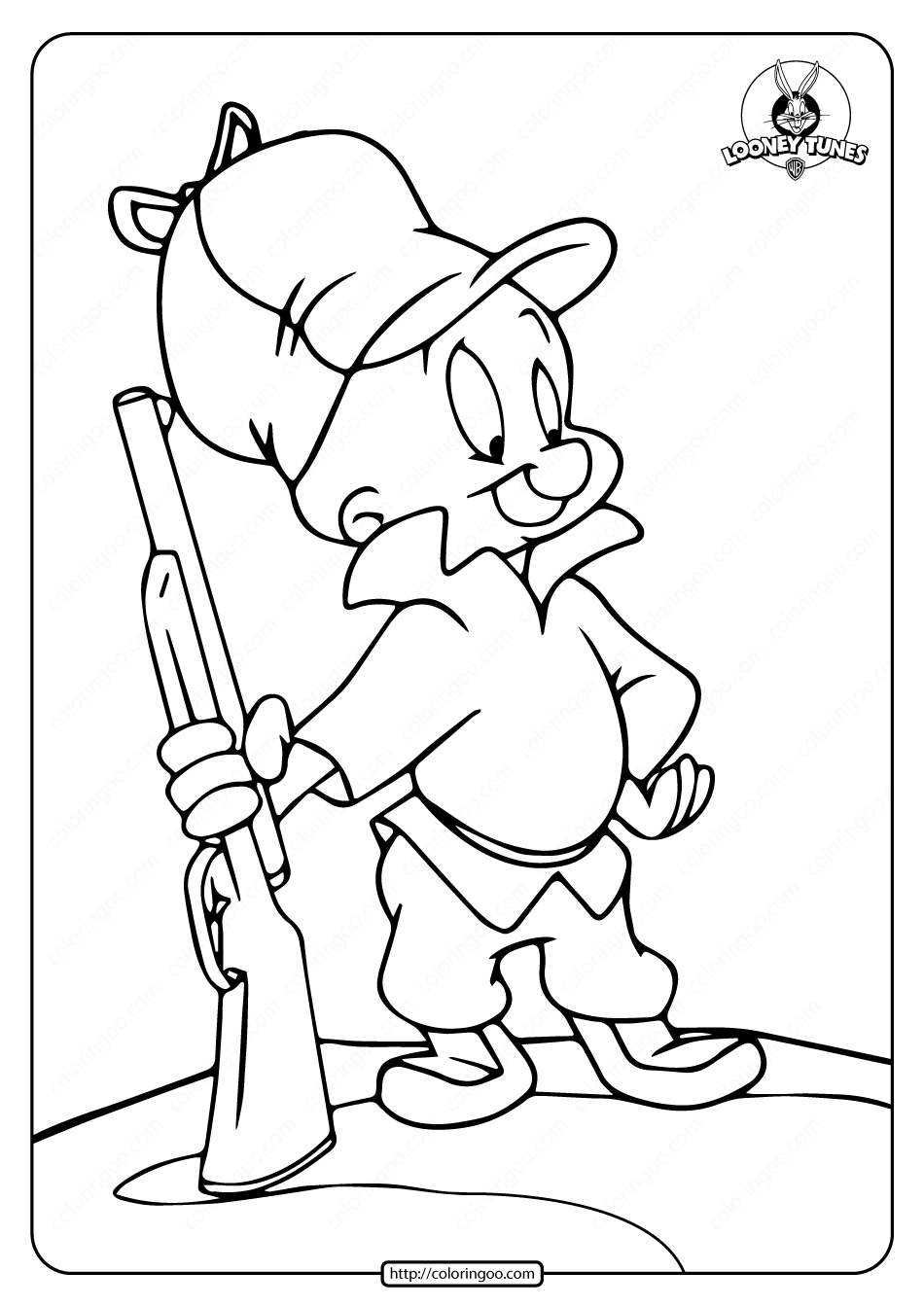 Printable Elmer Fudd Coloring Pages Printable Elmer Fudd Coloring Pages