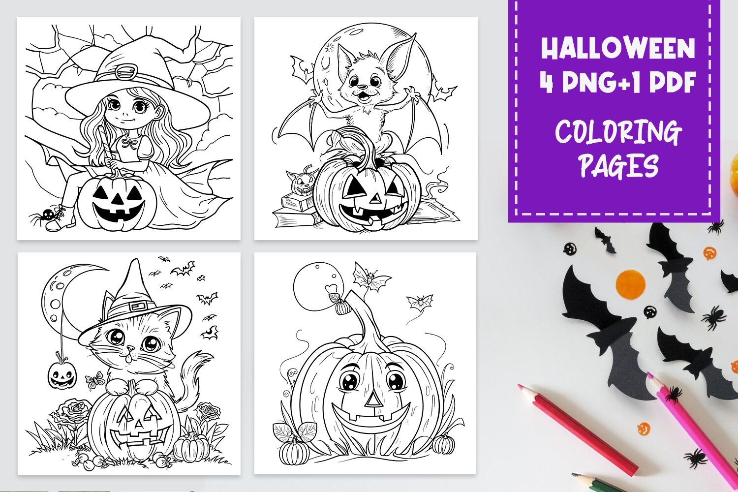 Printable Halloween Coloring Halloween Coloring Pages SelfLoveRainbow 