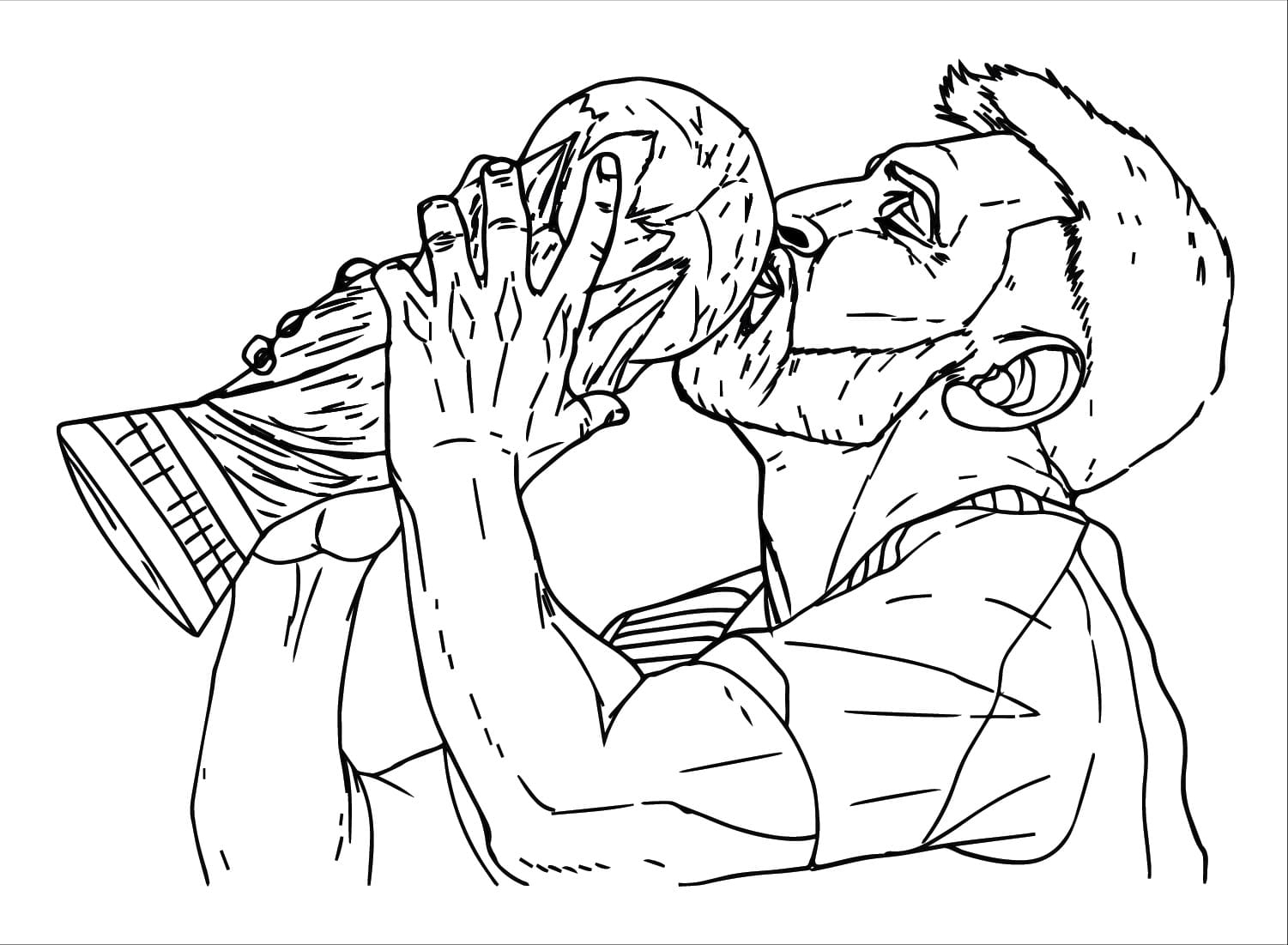 Messi Coloring Pages Printable