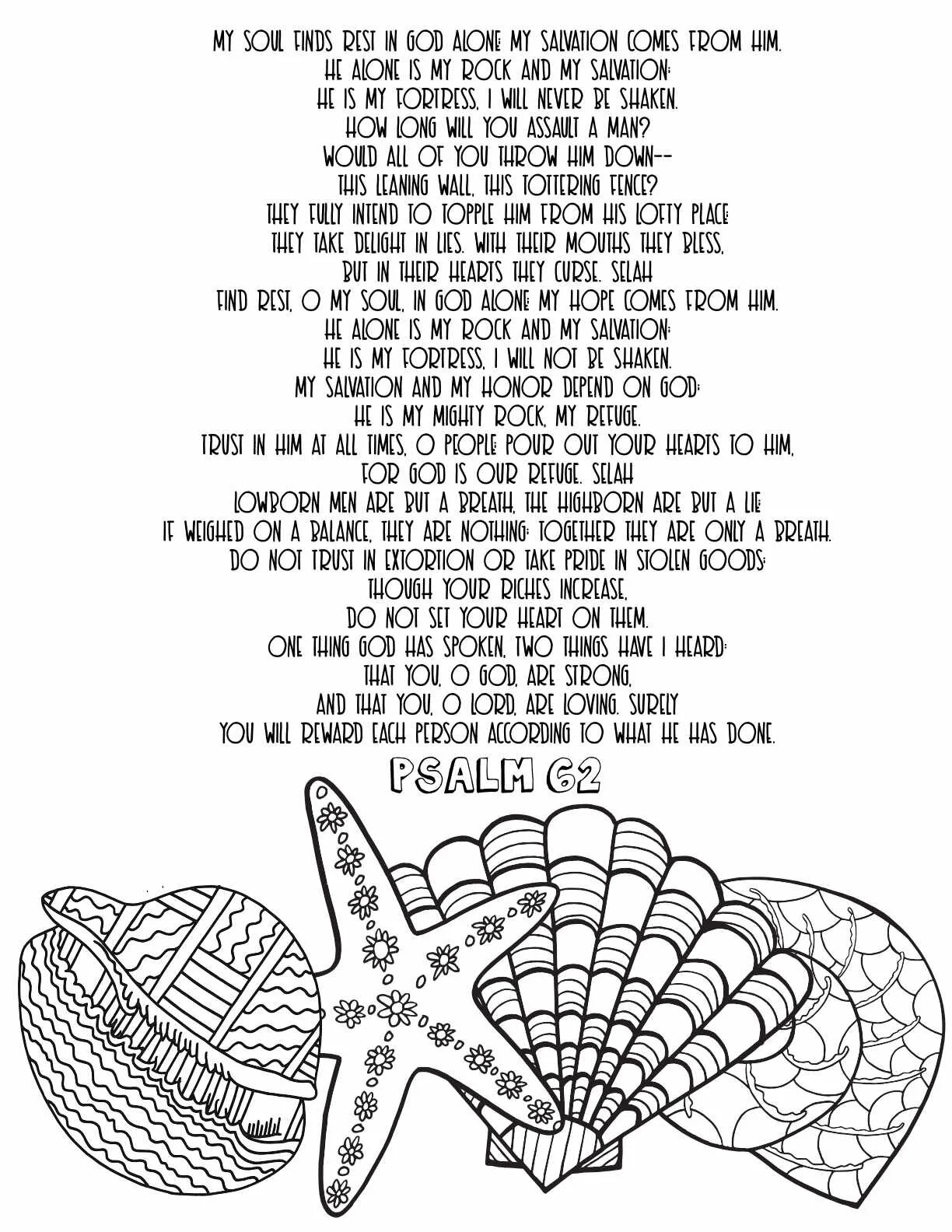 Psalms 61 70 Free Coloring Stevie Doodles Psalms 61 70 Free Coloring Stevie Doodles