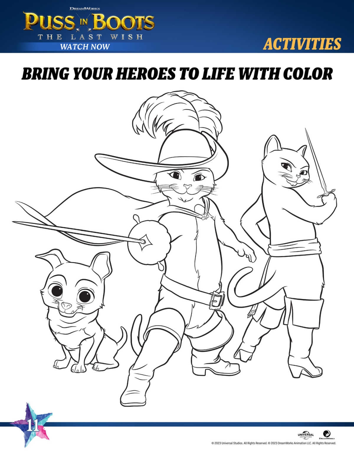 Puss In Boots Characters Coloring Page Mama Likes This Puss In Boots Characters Coloring Page Mama Likes This
