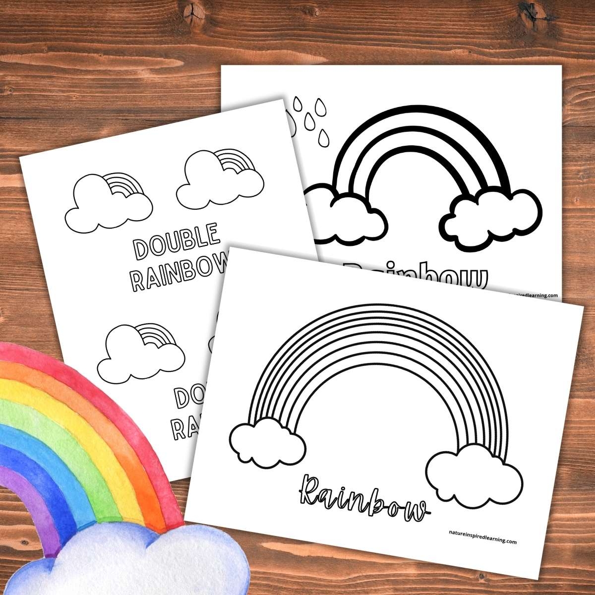 Rainbow Coloring Pages Free Printables Rainbow Coloring Pages Free Printables
