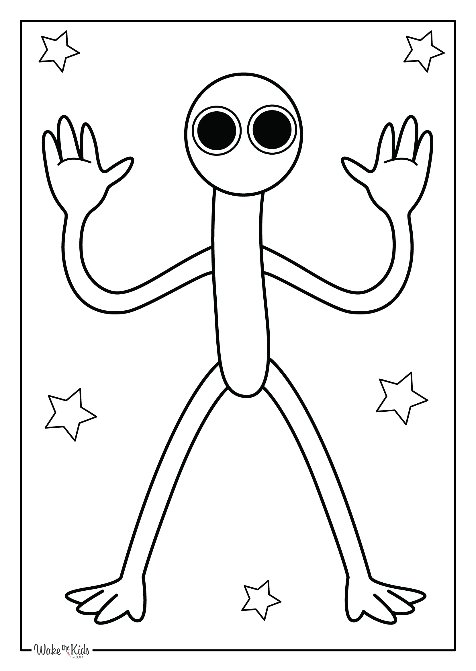 Rainbow Friends Coloring Pages Free Printable PDFs WakeTheKids Rainbow Friends Coloring Pages Free Printable PDFs WakeTheKids
