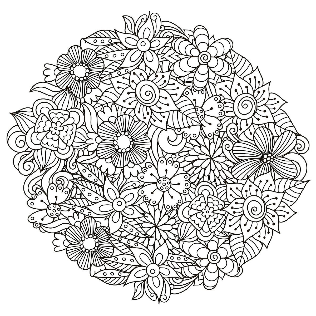 Relaxing Coloring Pages Free Printable Mandala Inspired Coloring Pages For Adults U0026 Kids Printables 30Seconds Mom