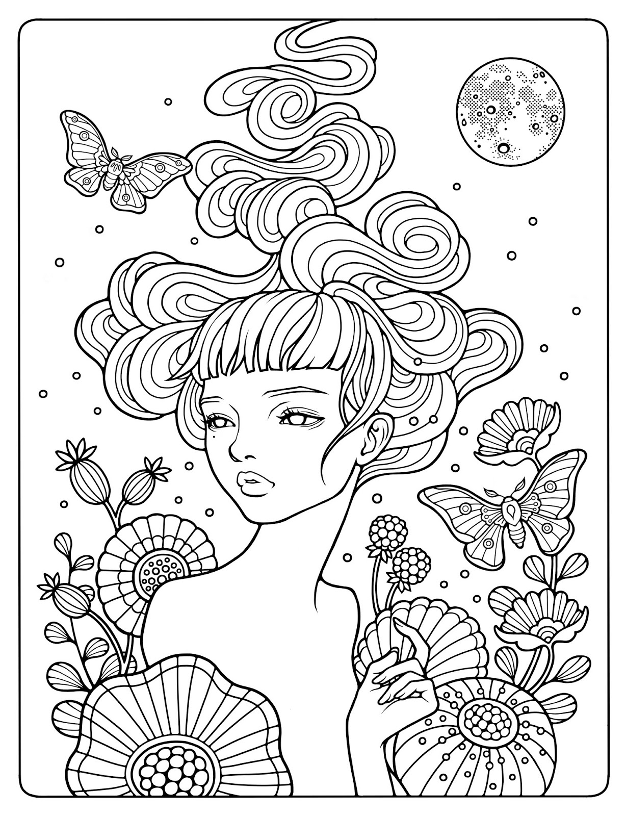 Free Coloring Pages Procreate