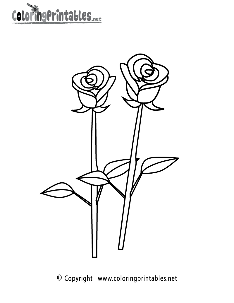 Free Printable Coloring Pages Of Roses Free Printable Coloring Pages Of Roses