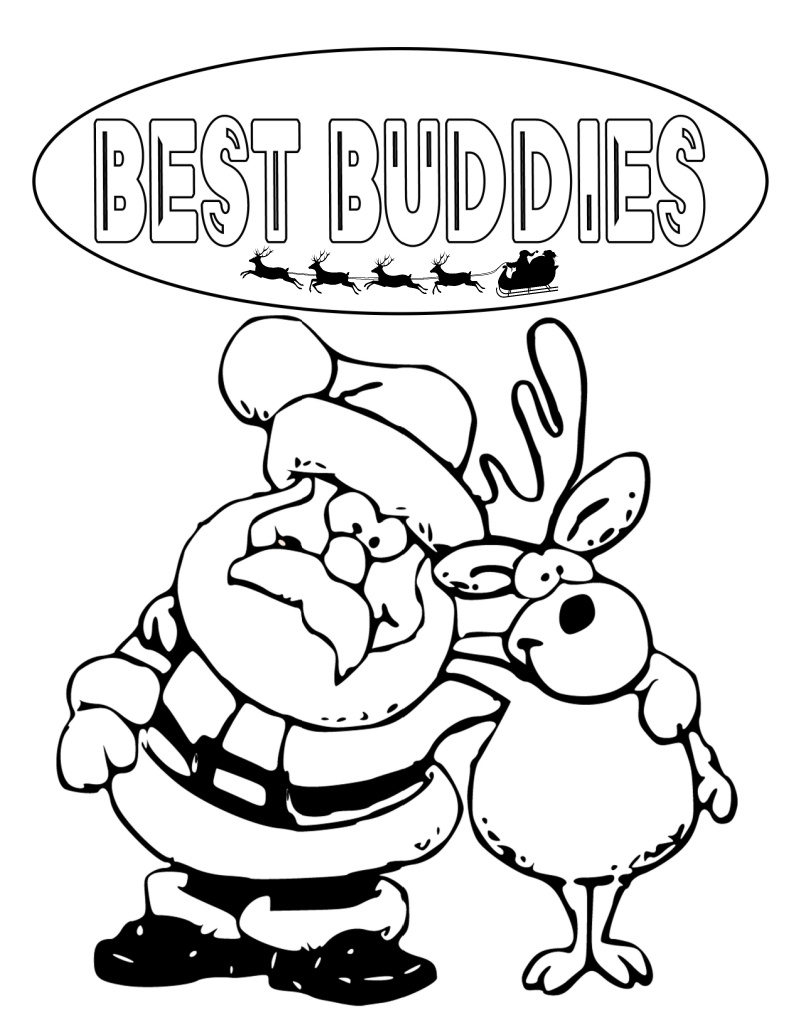 Free Printable Rudolph Coloring Pages