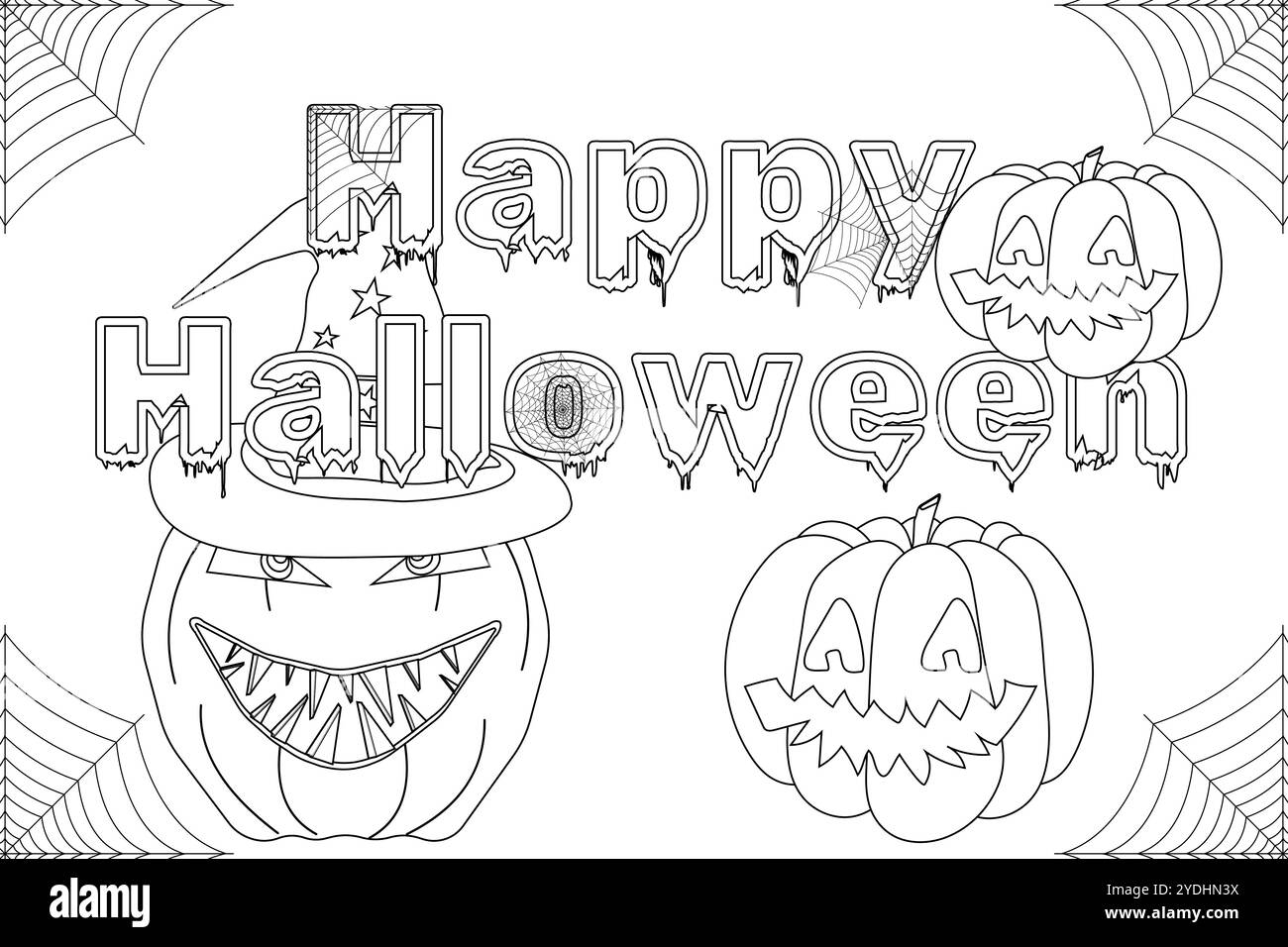 Spooky Halloween Printable Coloring Pages