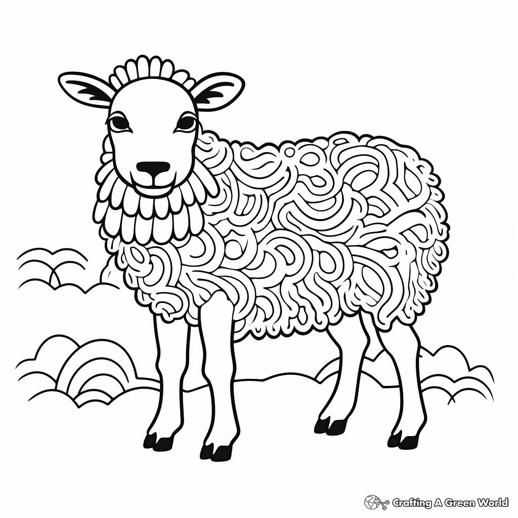 Sheep Coloring Pages Free U0026 Printable Sheep Coloring Pages Free U0026 Printable