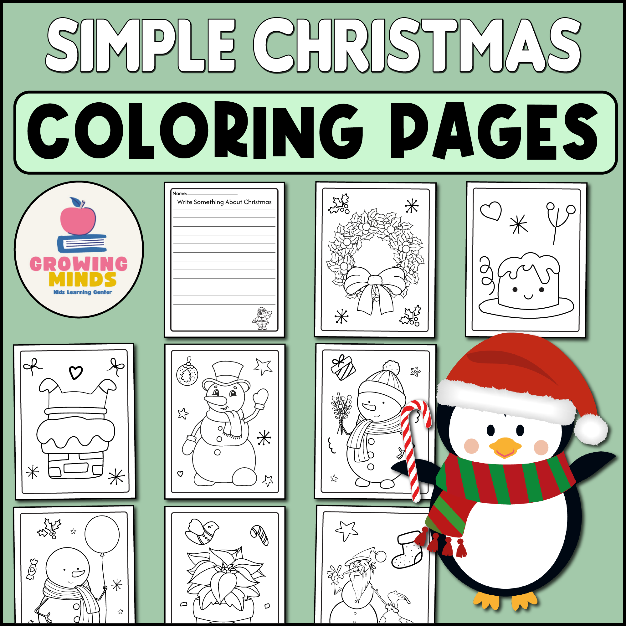 simple christmas coloring pages writing notes coloring sheet simple christmas coloring pages writing notes coloring sheet