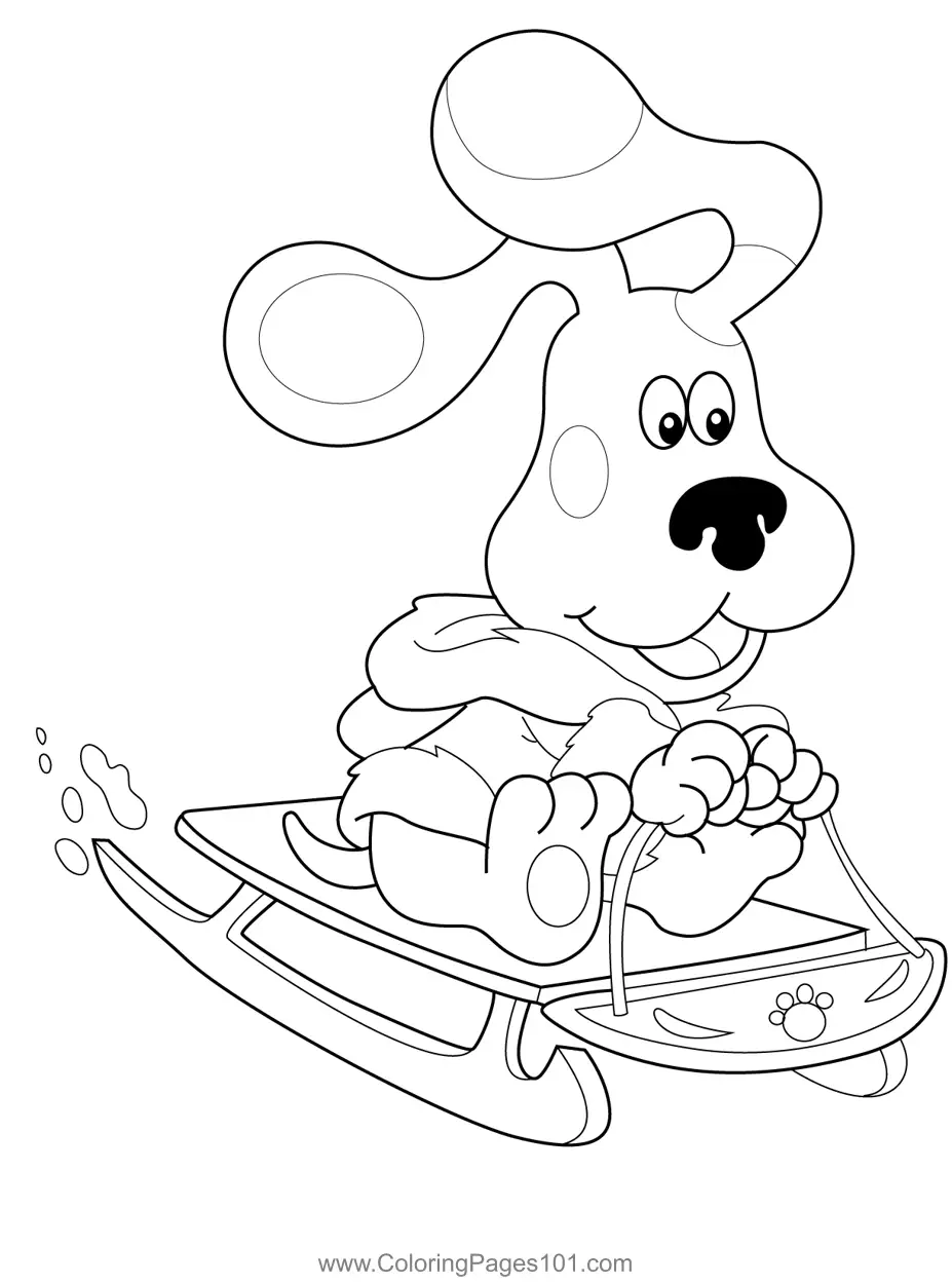 Printable Blues Clues Coloring Pages