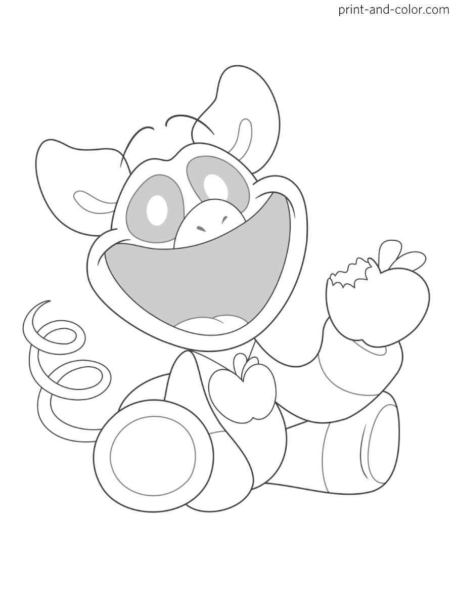Smiling Critters Coloring Pages Printable Smiling Critters Coloring Pages Printable