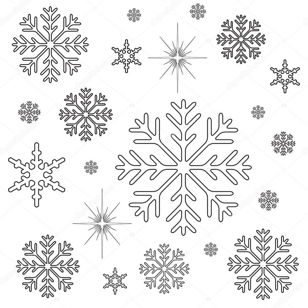 Free Coloring Pages Of Snowflakes
