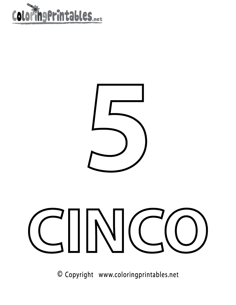 Free Spanish Coloring Pages