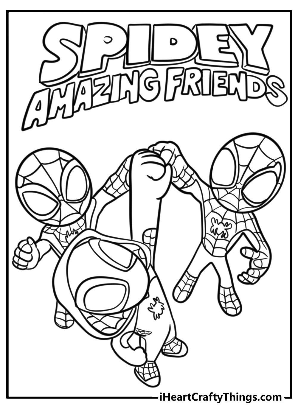 Spidey And His Amazing Friends Coloring Pages 20 Free Printables