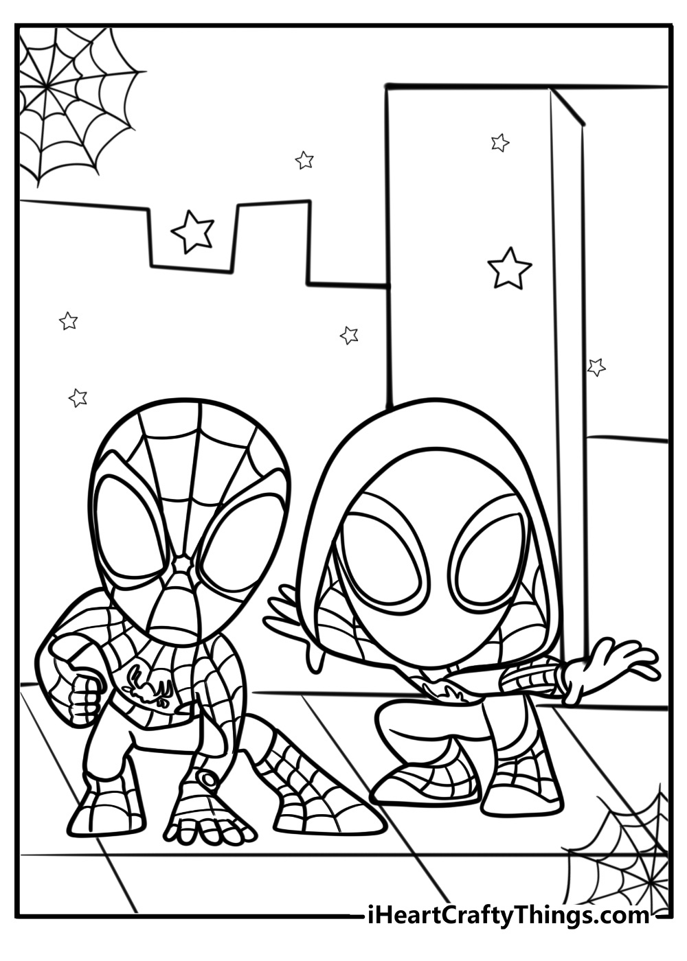 Ghost Spider Printable Coloring Pages