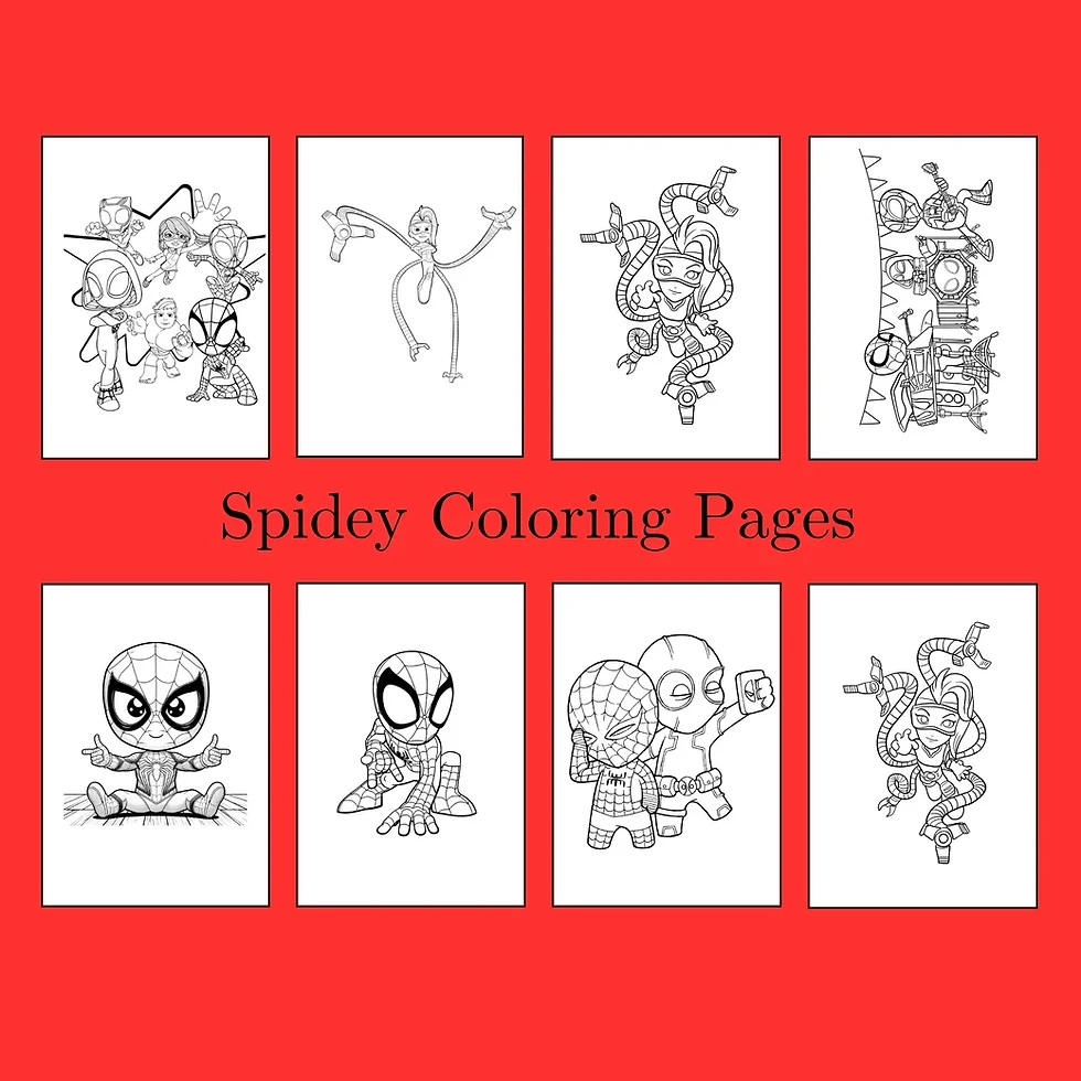 Spidey And His Amazing Friends Coloring Pages Colormesmore