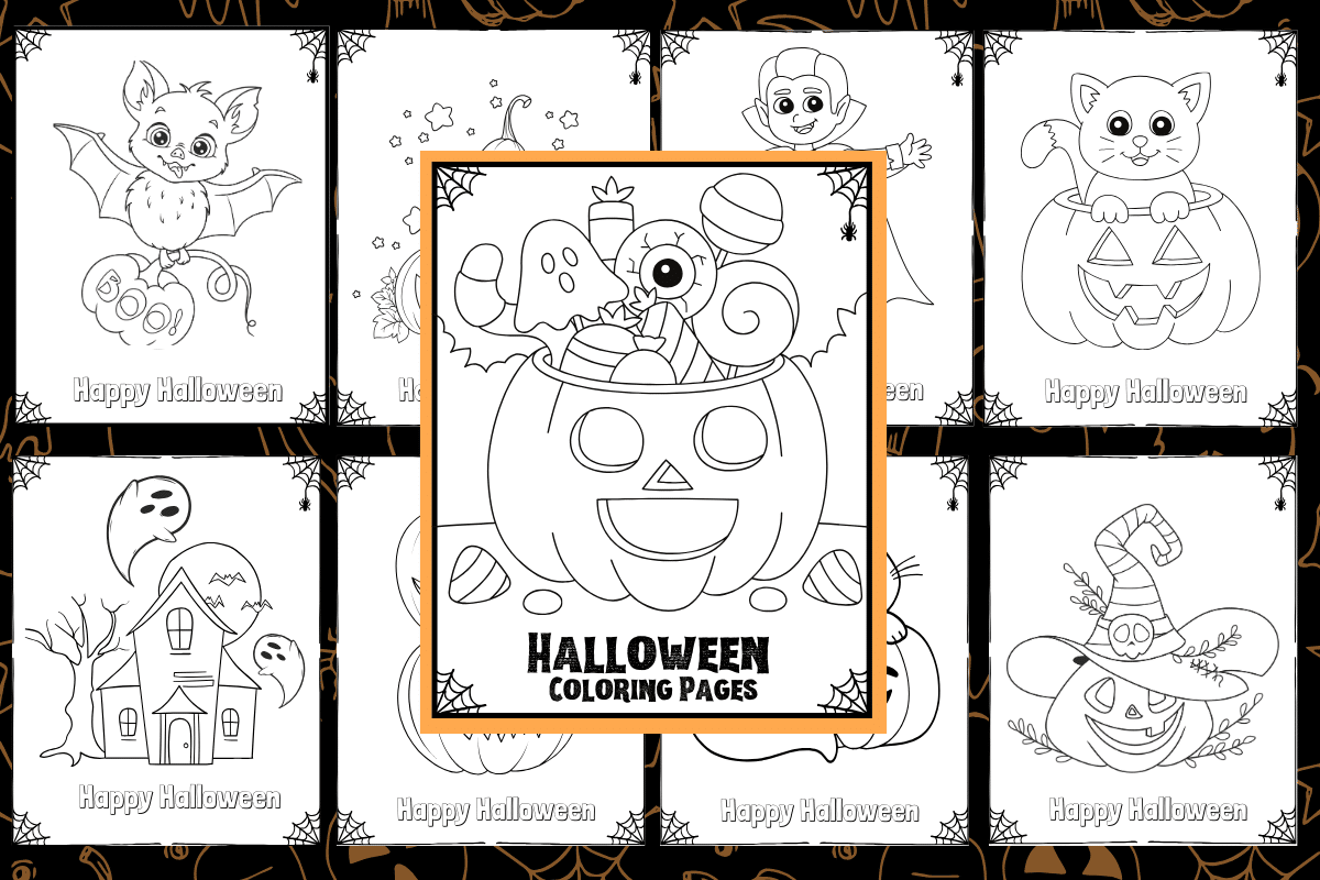 Spooky Fun Awaits Download Free Halloween Coloring Pages For A Ghoulishly Good Time Raising Veggie Lovers