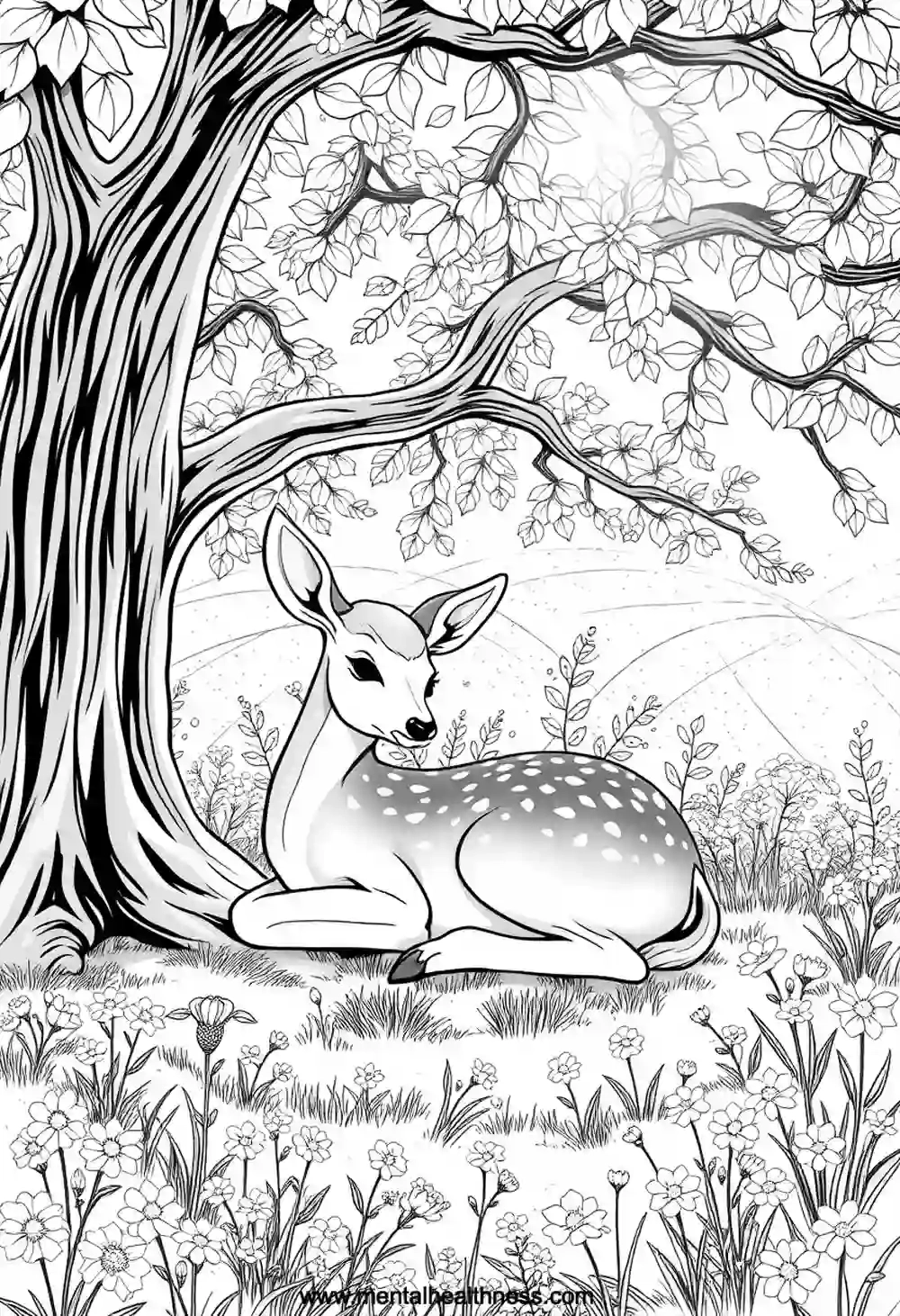 Spring Coloring Pages Free PDF Printables Spring Coloring Pages Free PDF Printables