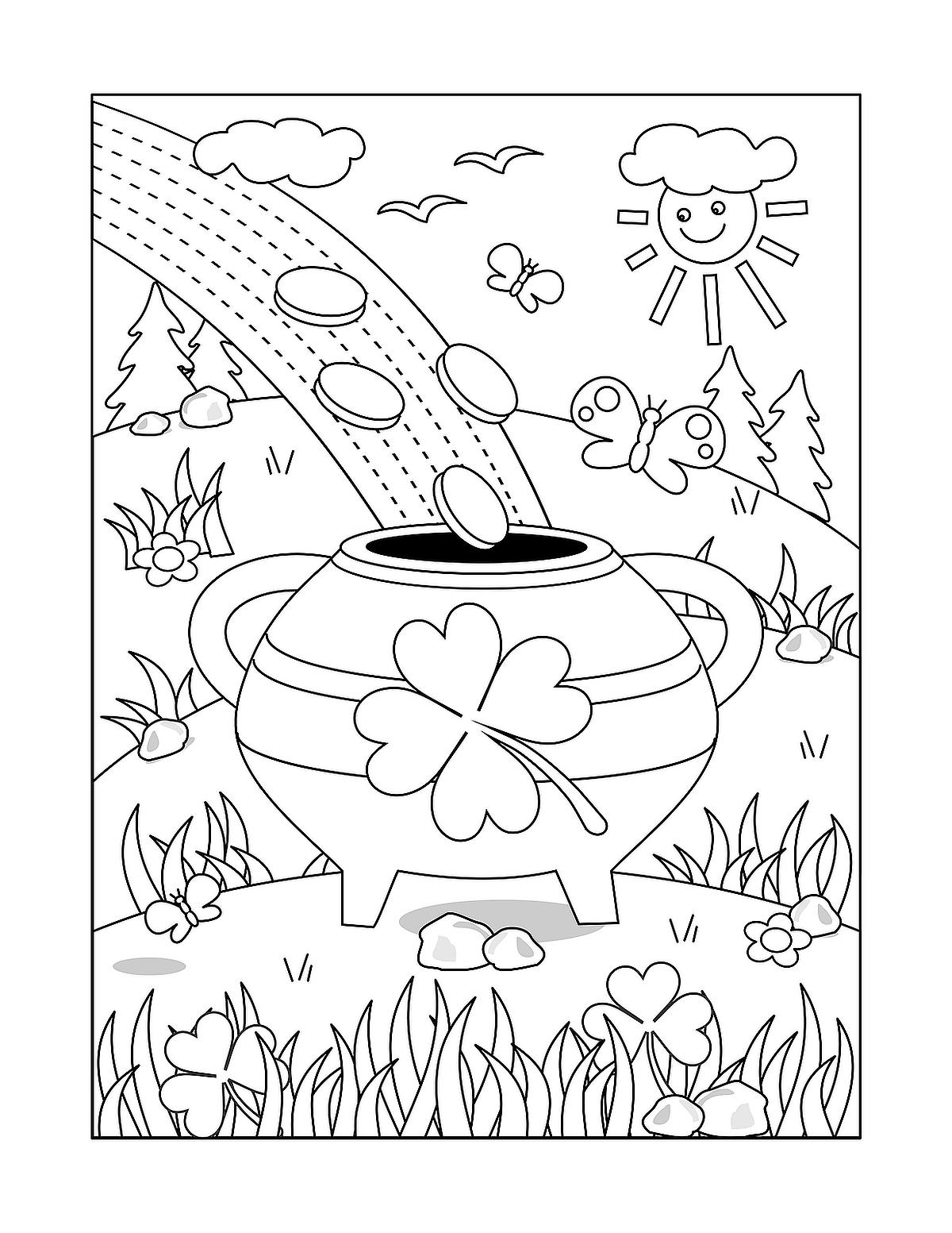 St Patrick s Day Coloring Pages Printable Coloring Pages Of St Patrick s Day Coloring Pages Printable Coloring Pages Of