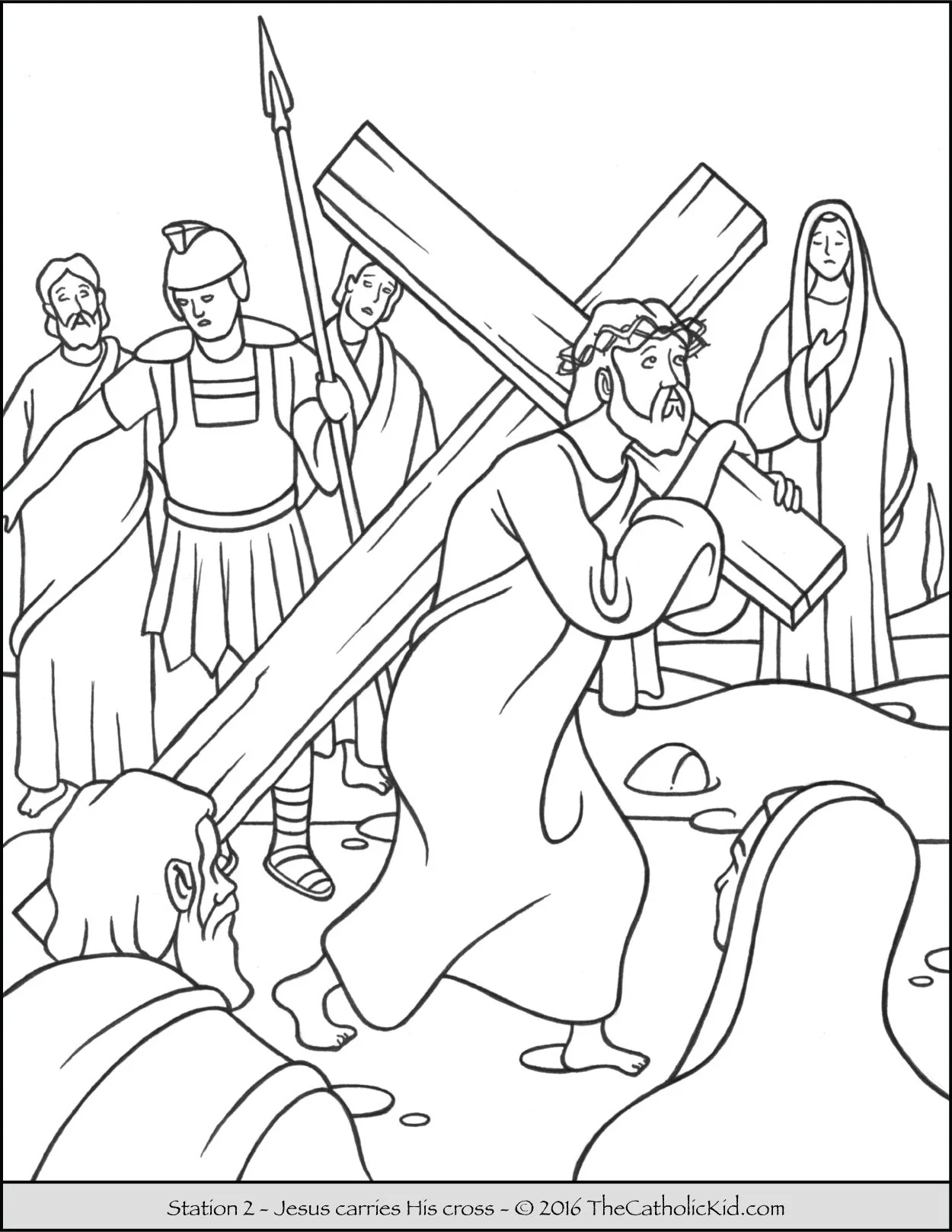 Stations Of The Cross Coloring Pages The Catholic Kid Stations Of The Cross Coloring Pages The Catholic Kid