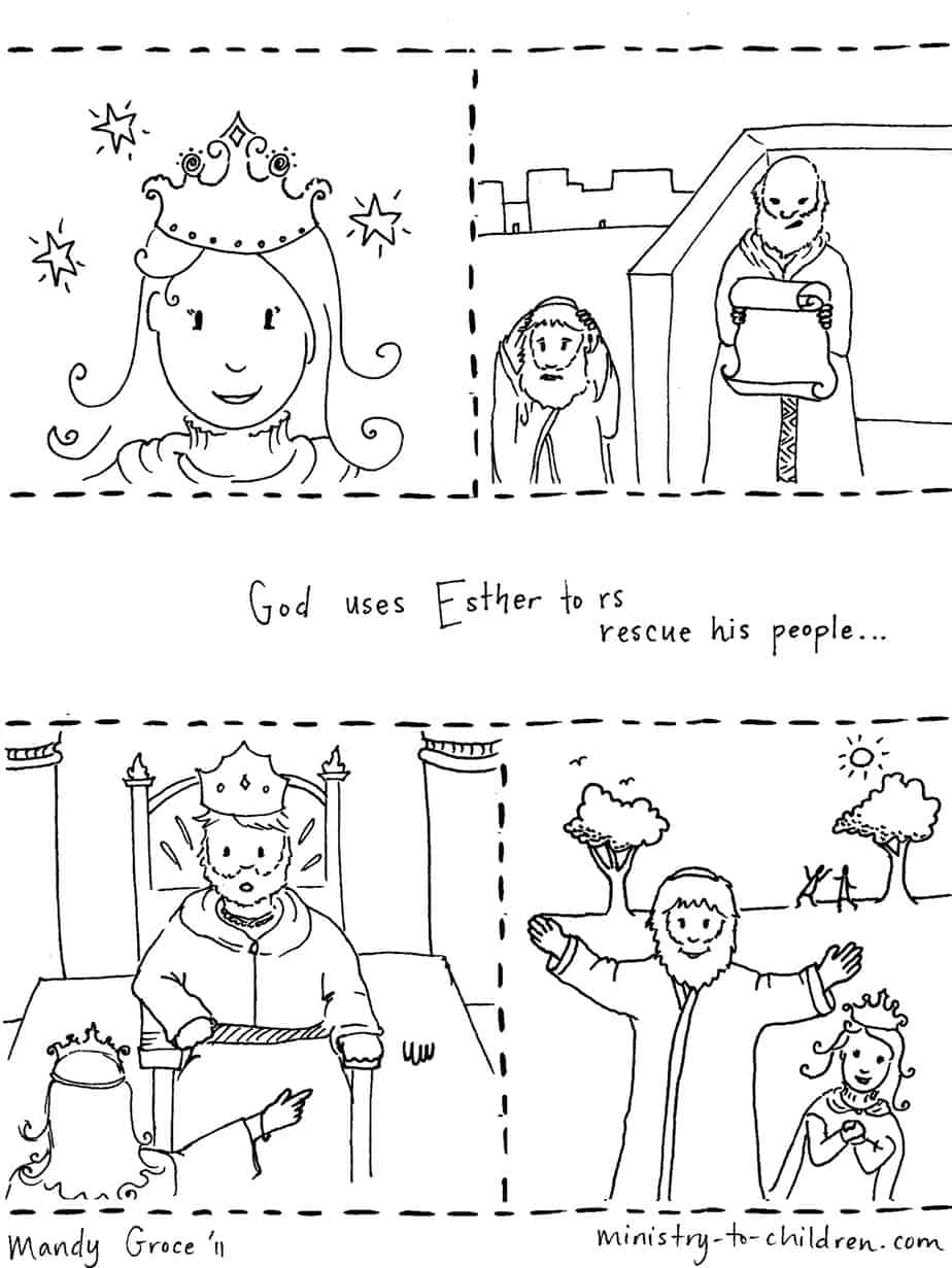 Free Printable Queen Esther Coloring Pages