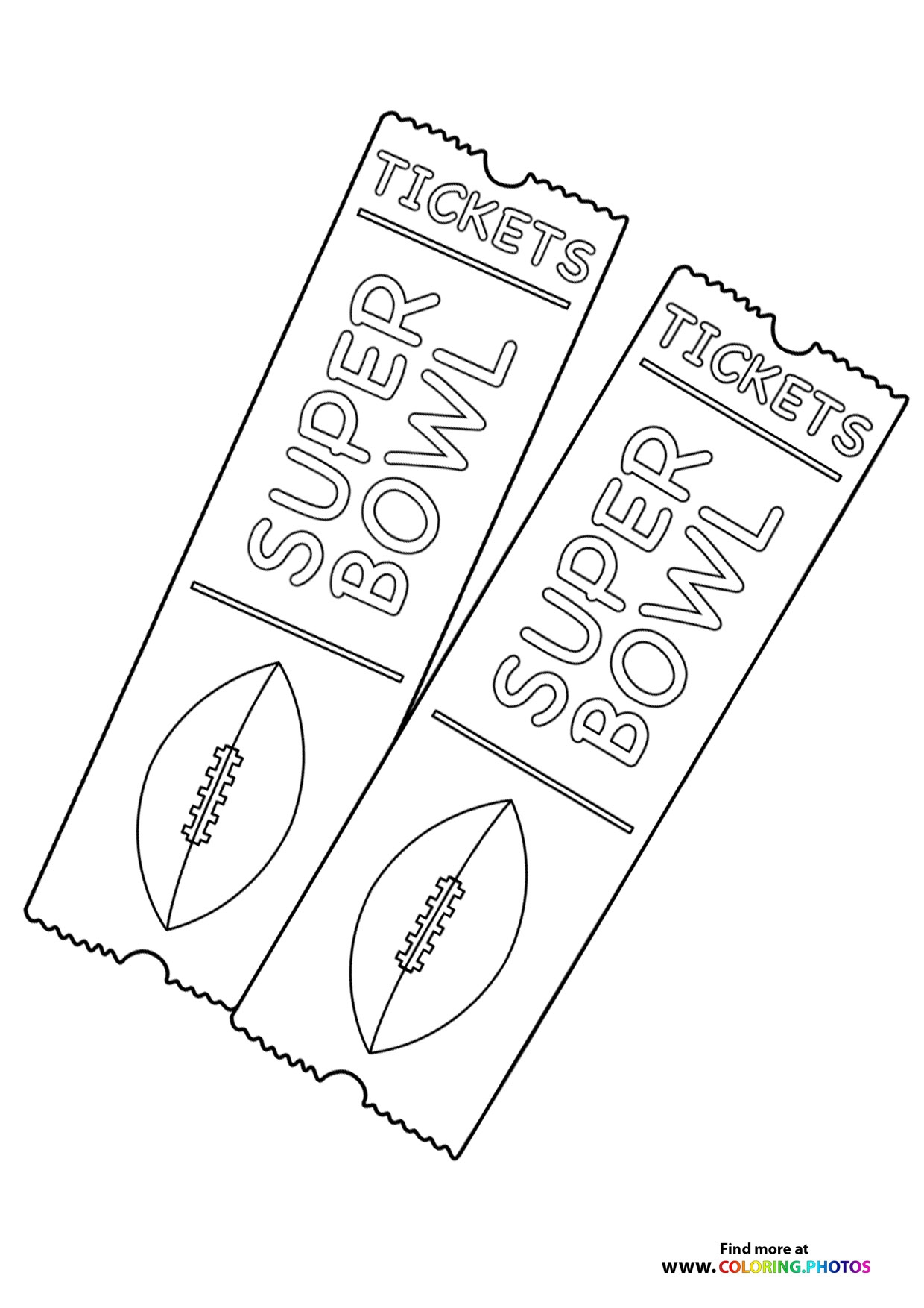 Free Printable Super Bowl Coloring Pages Free Printable Super Bowl Coloring Pages
