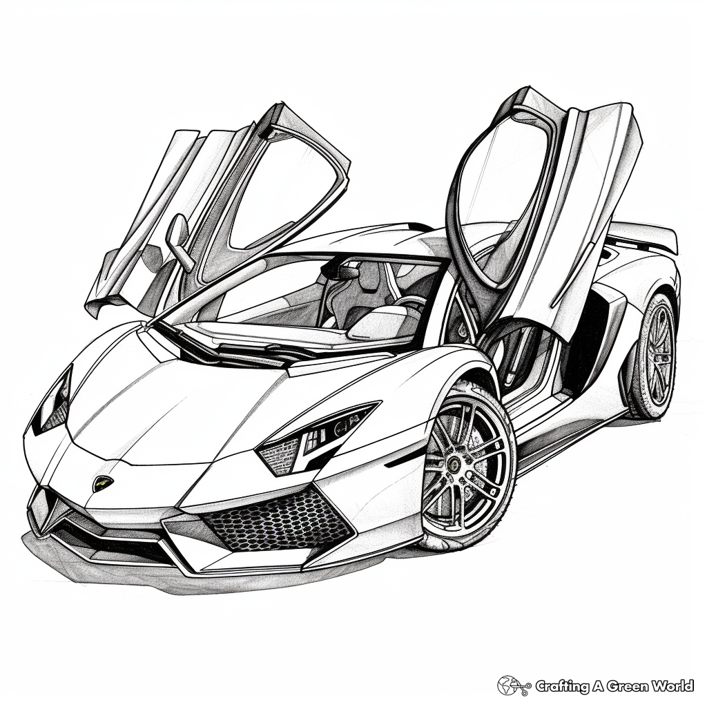 Printable Mclaren Coloring Page