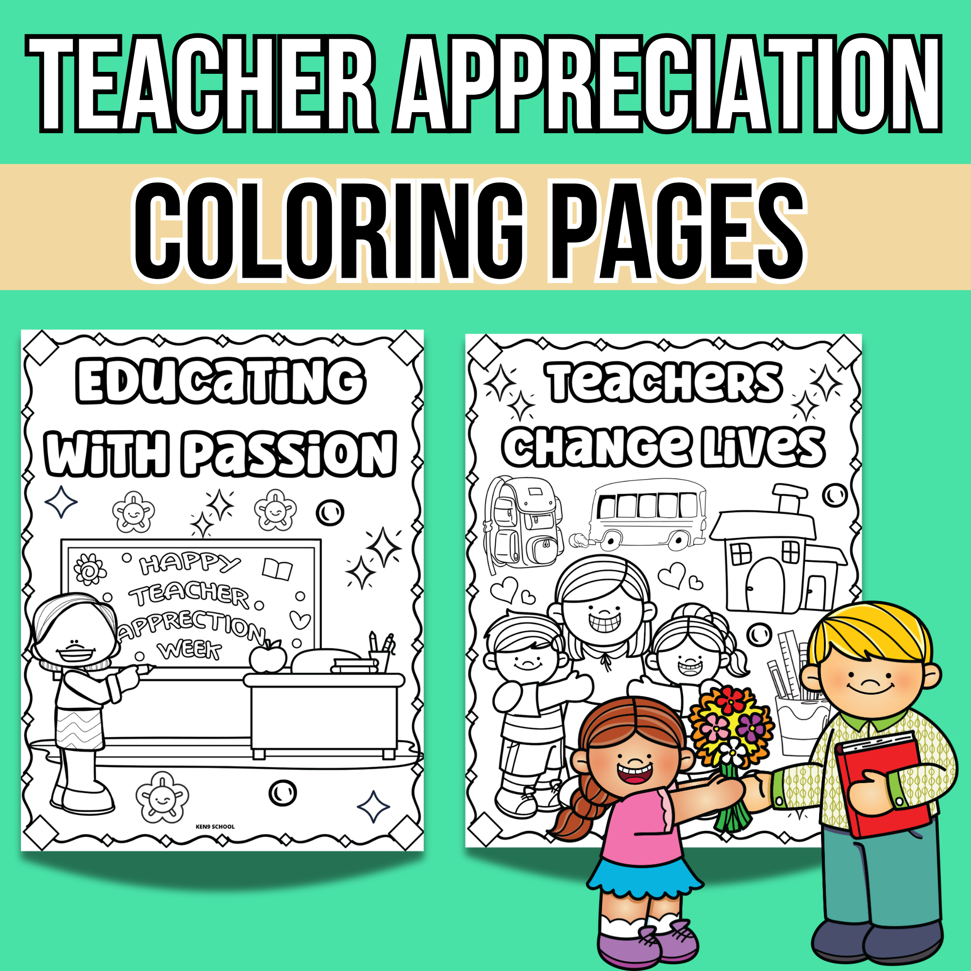 Teacher Appreciation Coloring Pages Free
