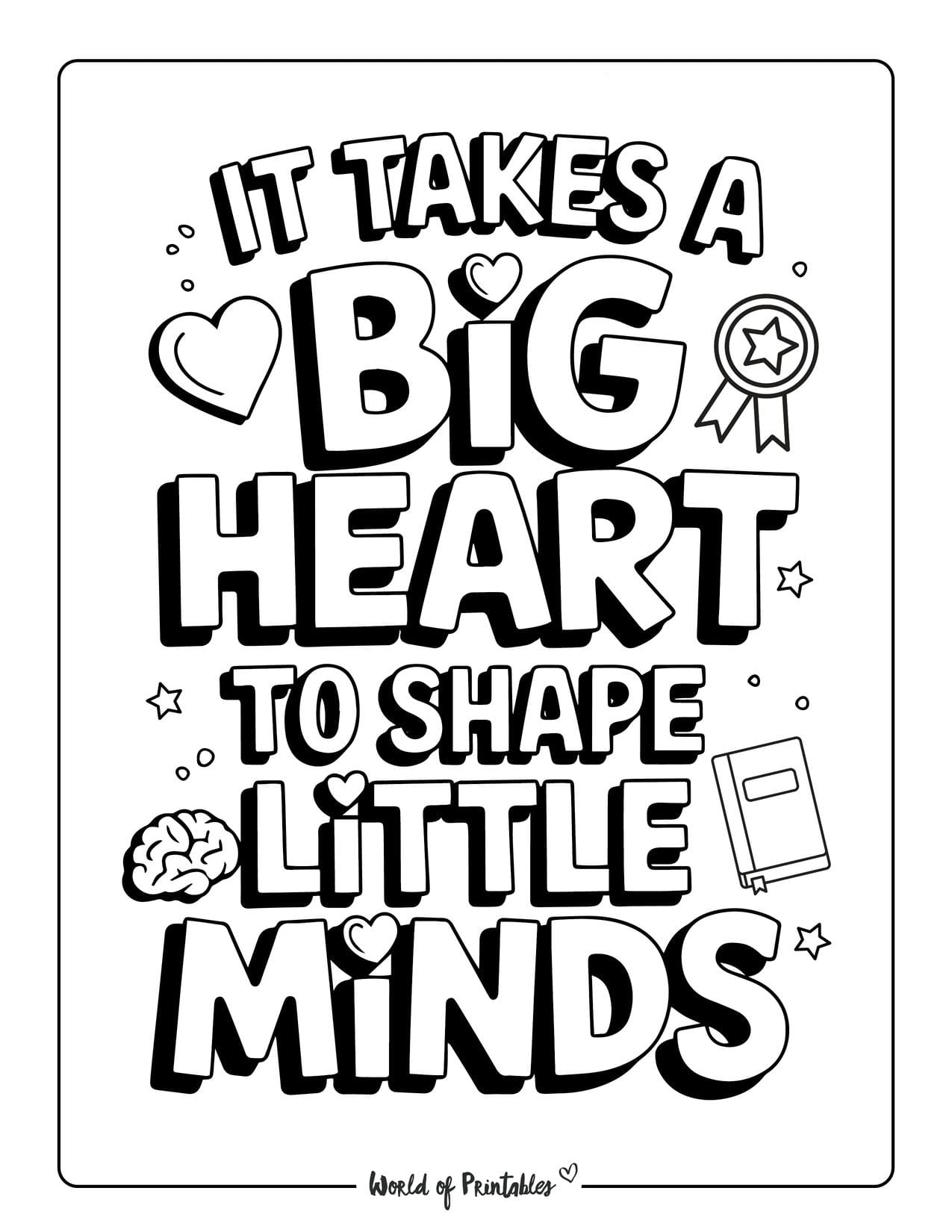 Teacher Appreciation Coloring Pages Fun Printables To Say Thank 
