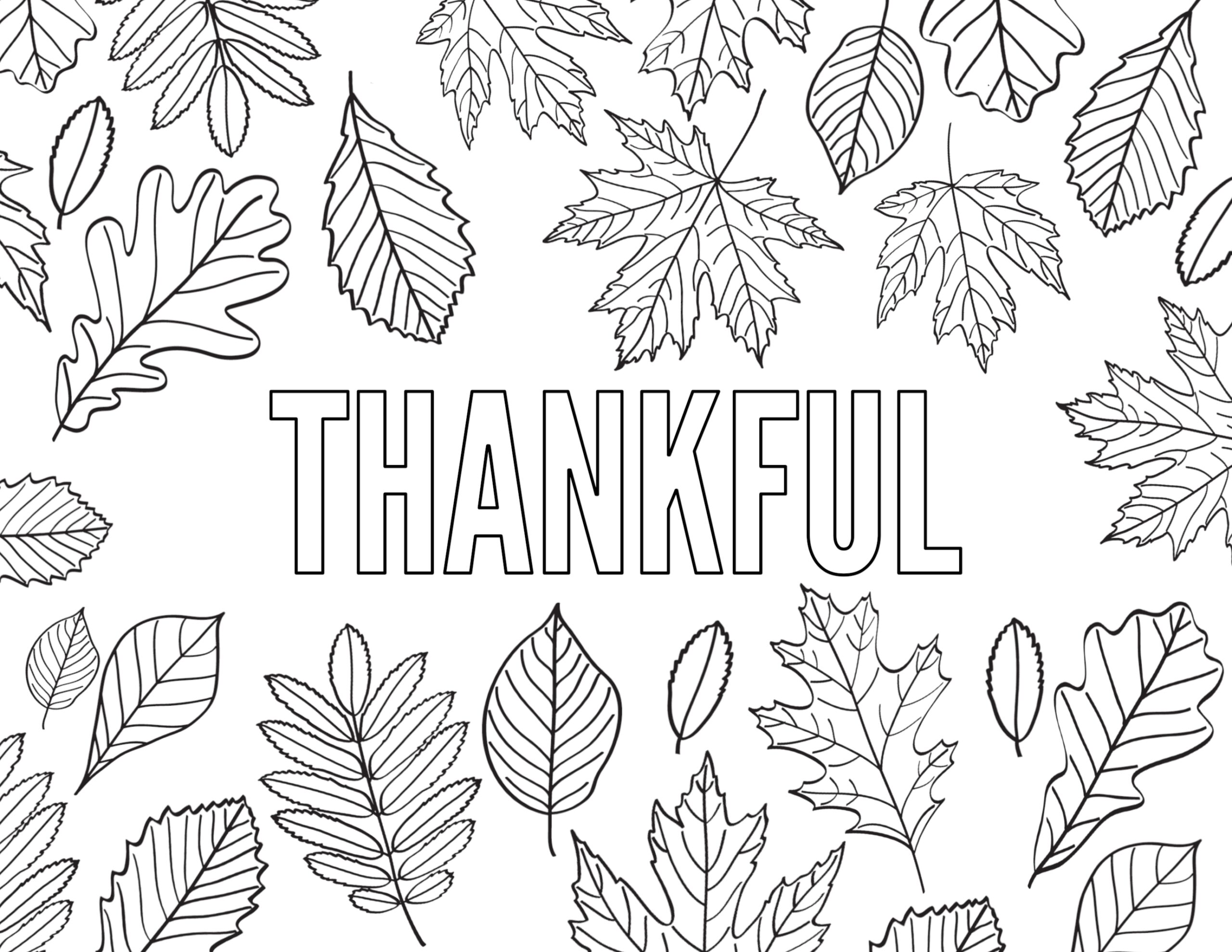 Gratitude Coloring Pages Free