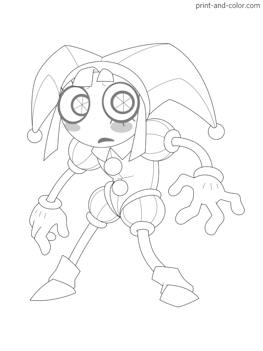 The Amazing Digital Circus Coloring Pages Print And Color The Amazing Digital Circus Coloring Pages Print And Color