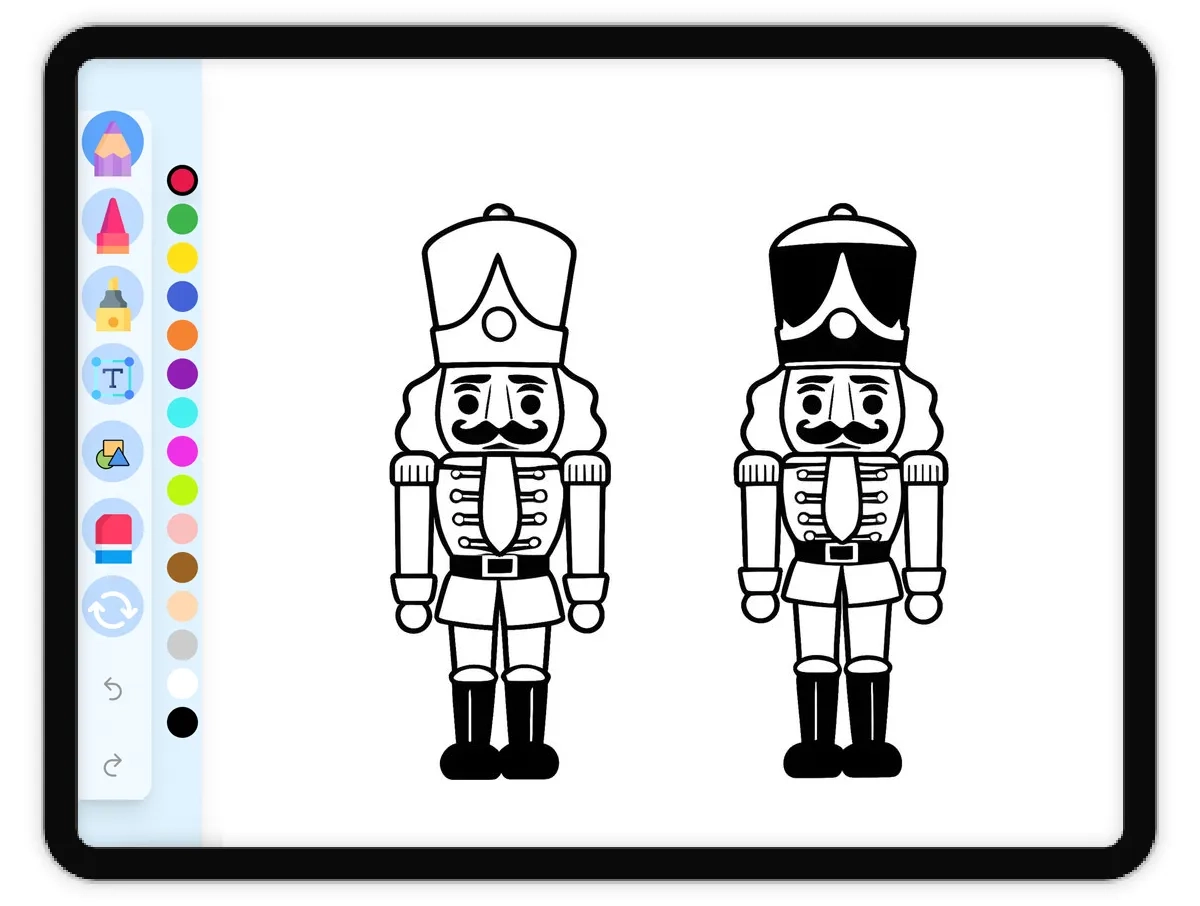 The Nutcracker Suite Toy Nutcracker Coloring Page The Nutcracker Suite Toy Nutcracker Coloring Page