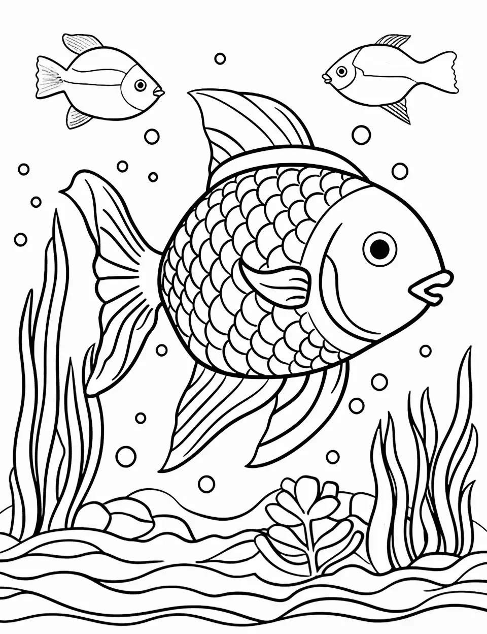 The Rainbow Fish Coloring Picture By Stevens Social Studies TPT Worksheets Library