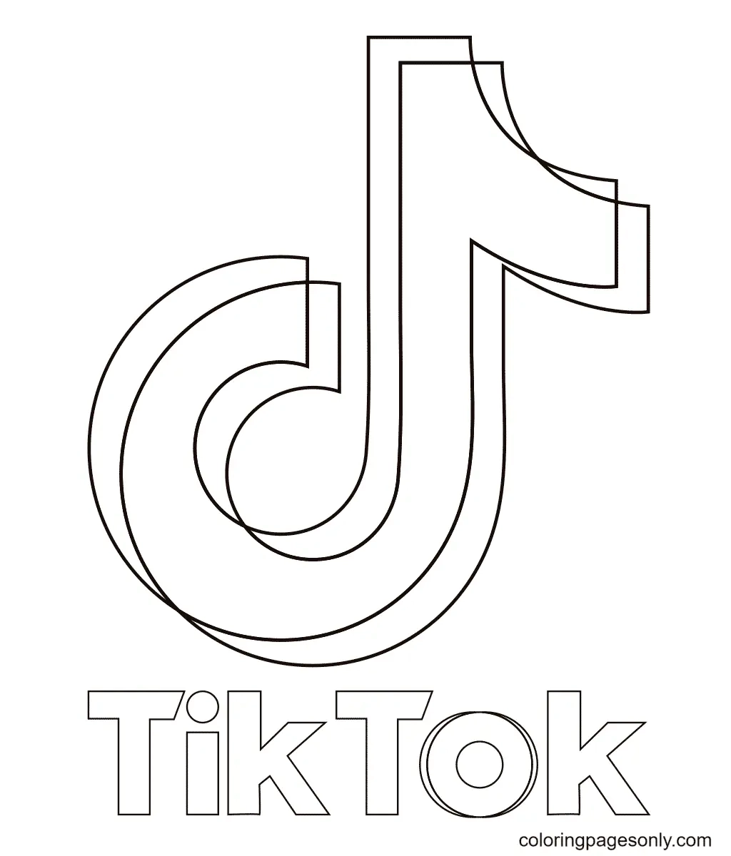 TikTok Coloring Pages To Print Free Printable Coloring Pages TikTok Coloring Pages To Print Free Printable Coloring Pages