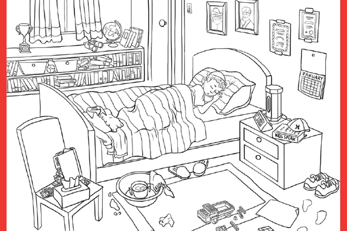 Today s Activity New Morning Routine Coloring Pages Free 