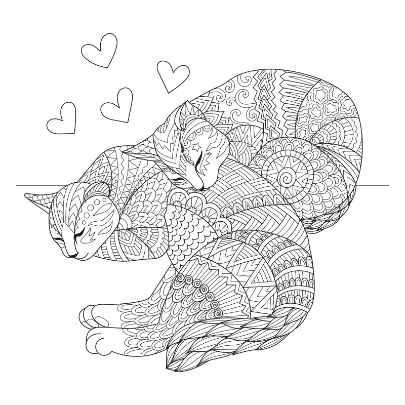 Two Cats Coloring Page Stock Illustrations 114 Two Cats Coloring Page Stock Illustrations Vectors Clipart Dreamstime