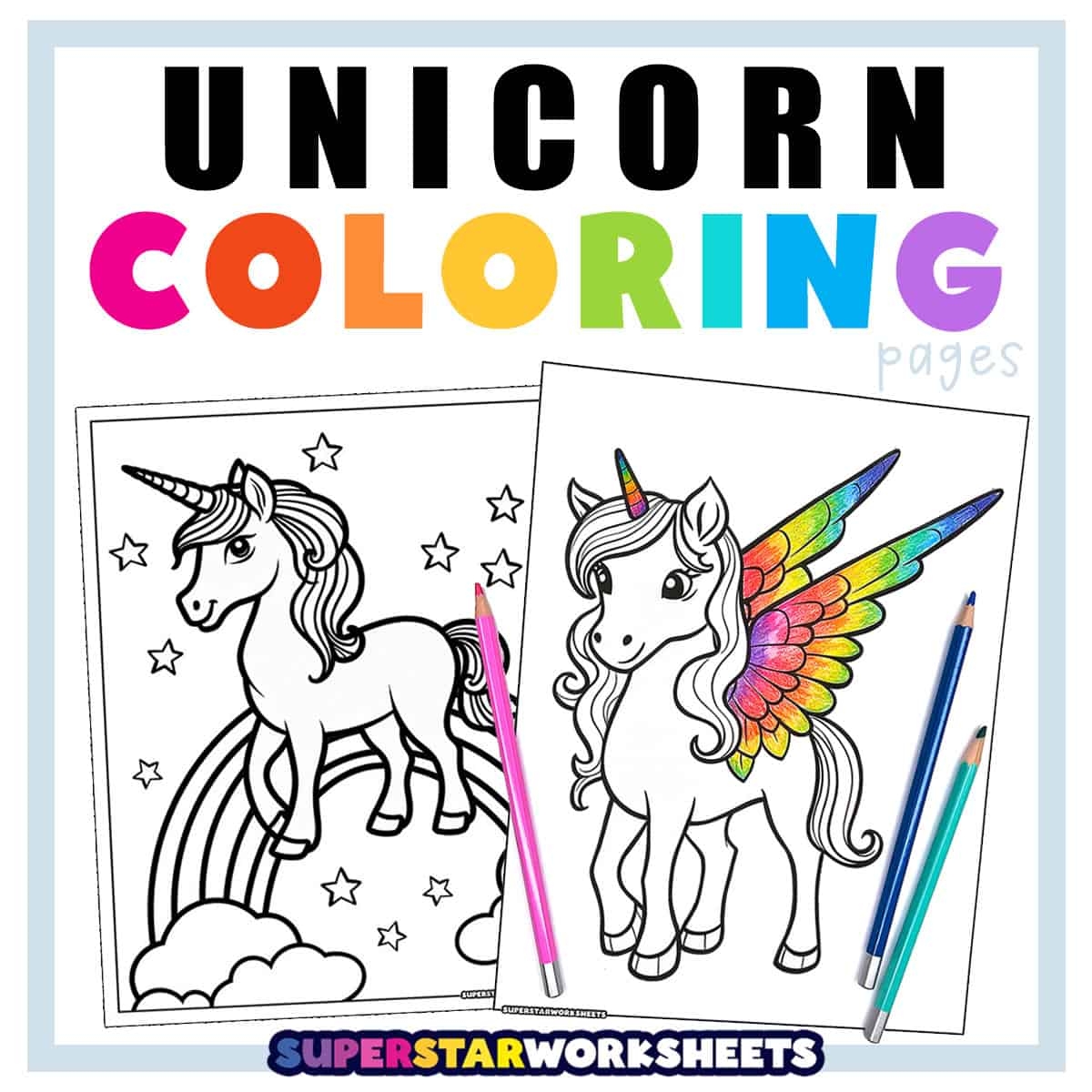Unicorn Coloring Pages Superstar Worksheets Unicorn Coloring Pages Superstar Worksheets