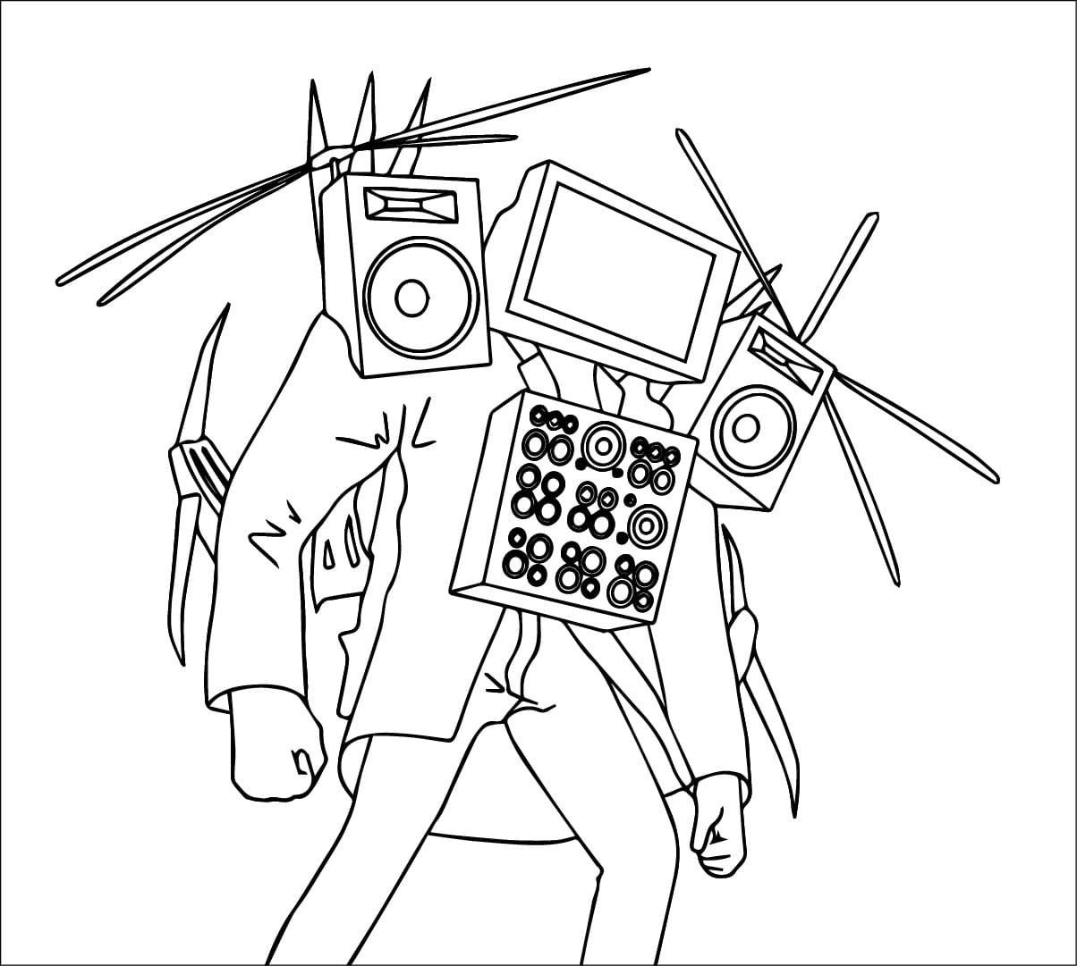 Upgrade Titan TV Man Coloring Page Download Print Or Color Online For Free Upgrade Titan TV Man Coloring Page Download Print Or Color Online For Free