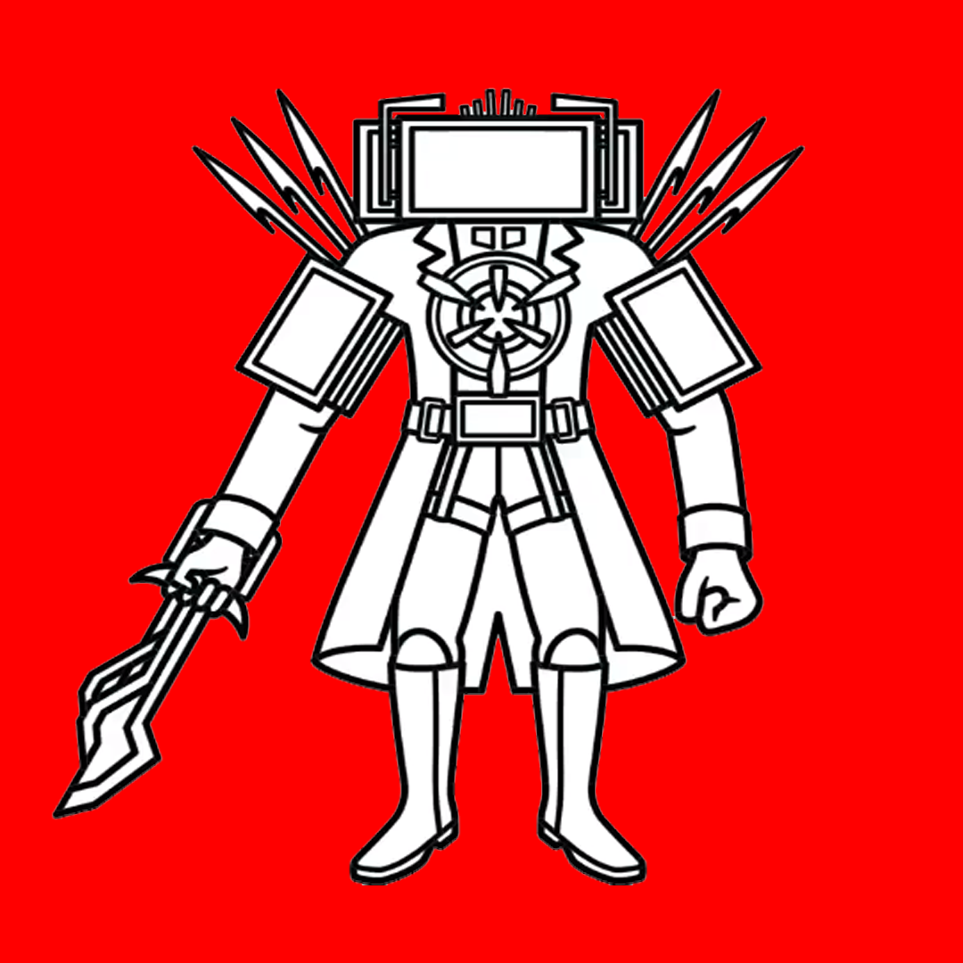 Titan Tv Man Upgraded Coloring Page Printable Titan Tv Man Upgraded Coloring Page Printable