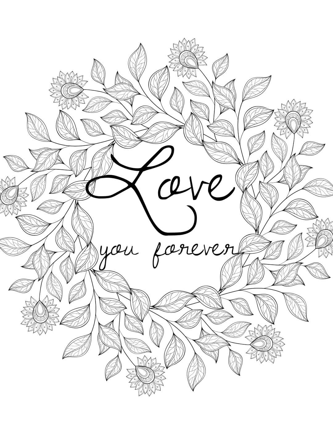 Valentines Day Coloring Pages For Adults Printable Coloring Pages FREE