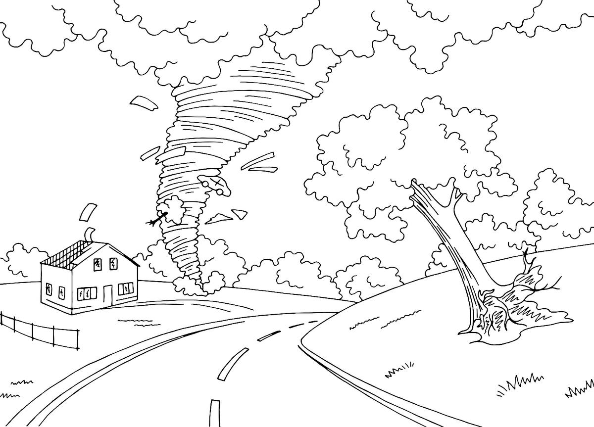Weather Coloring Pages Free