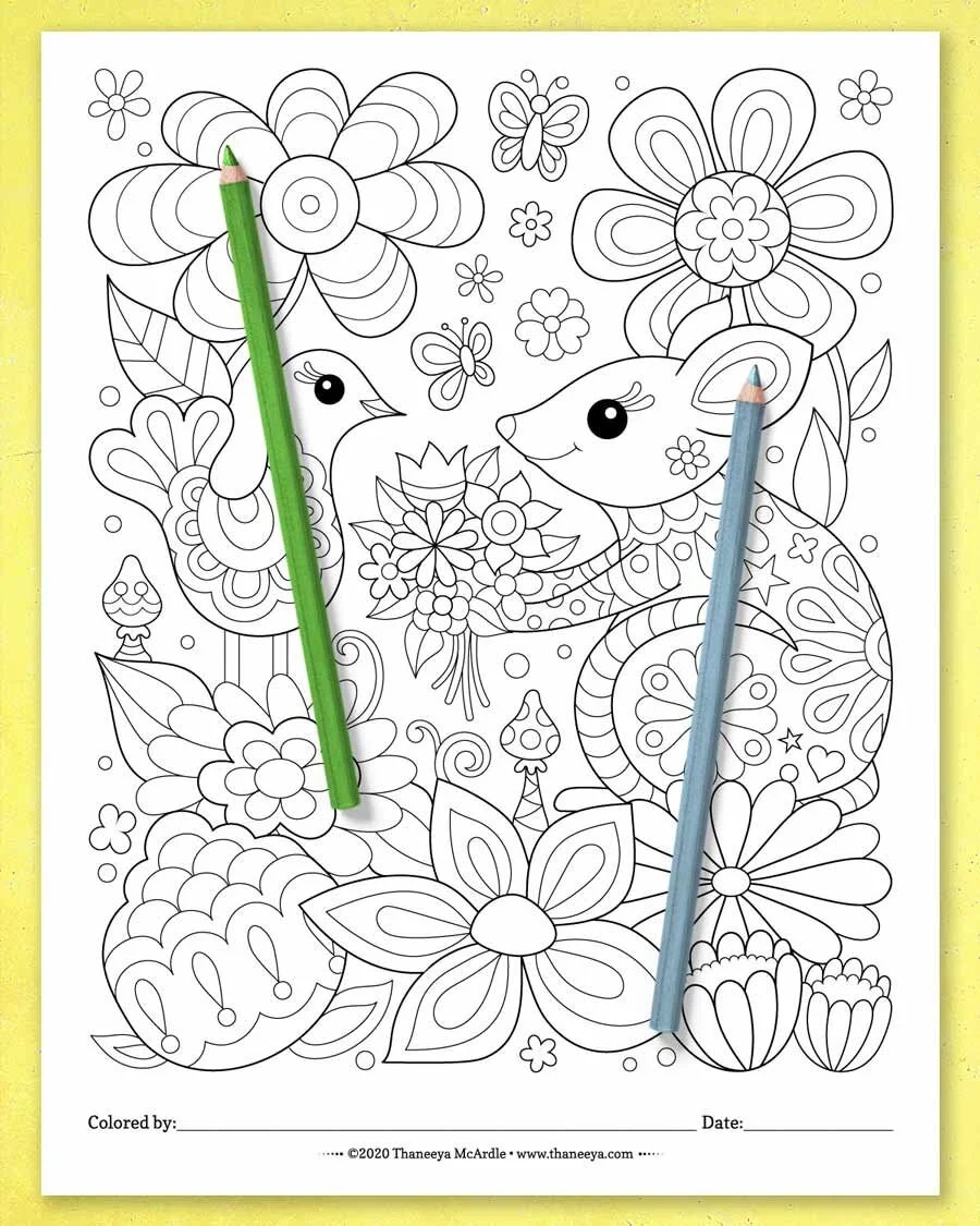 Whimsical Worlds Coloring Pages Set Of 10 Printable Coloring Pages For Adults And Teens Art Is Fun