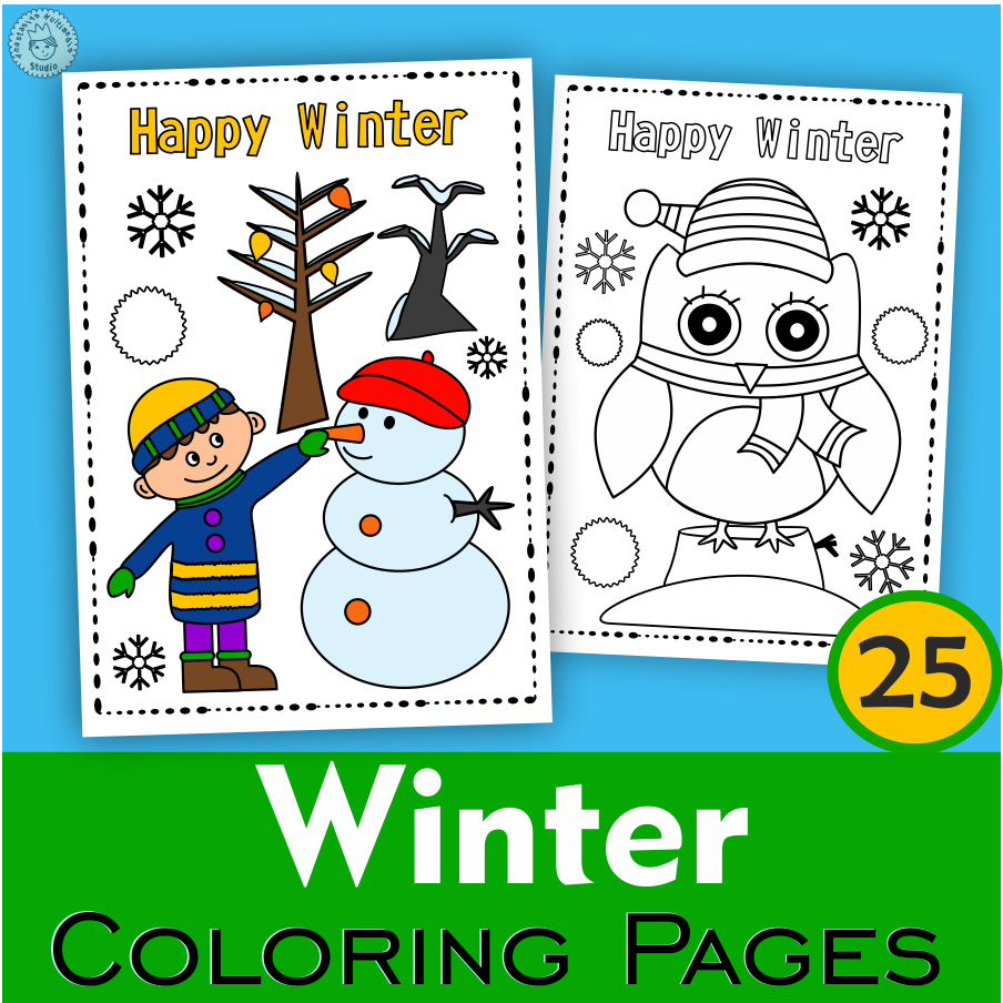Winter Coloring Pages Winter Coloring Pages