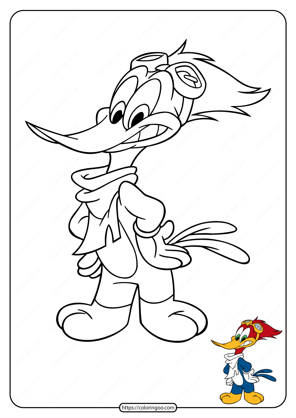 Woody Coloring Pages Printable